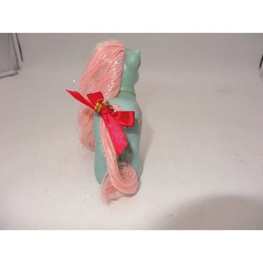My Little Pony Piccolo Figure‎ With Glitter Hair Teal Pink Hasbro VTG 2002 G3
